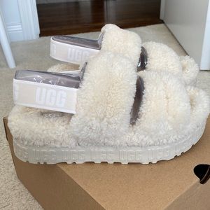 Brand new ugg slippers platform size 8
